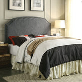 Hasselt Headboard Model Cm7880Gy-Hb-King Headboard By Furniture Of America